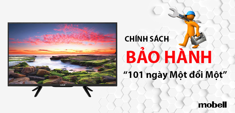 chinh sach bao hanh 101 ngay mot doi mot san pham tivi mobell